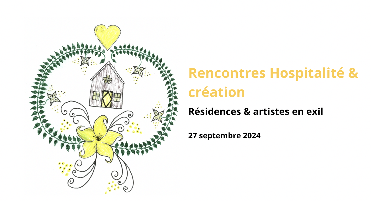 Rencontres "Hospitalité & création" le 27 septembre 2024 à Paris